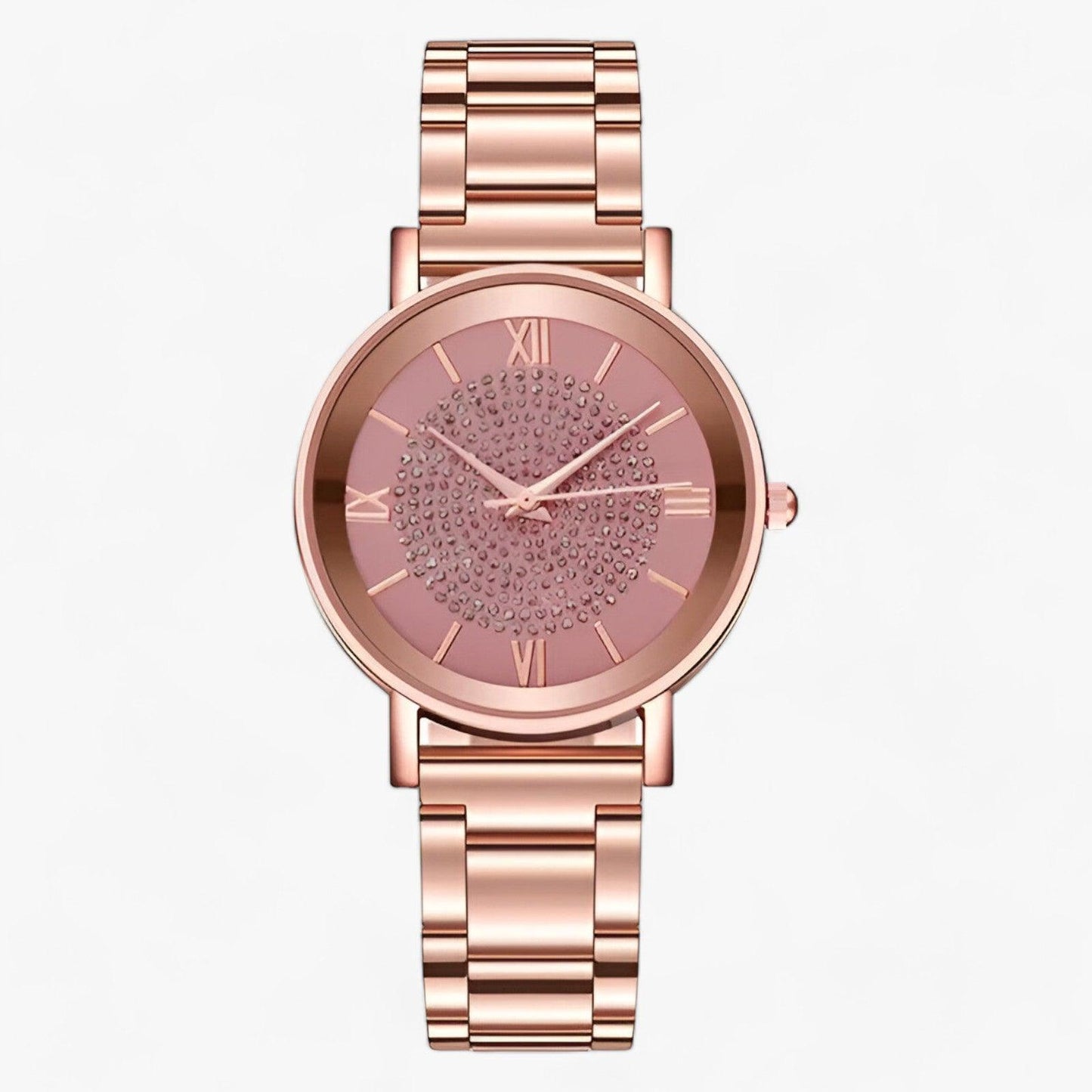 Luxury watch Précise | Stainless steel band