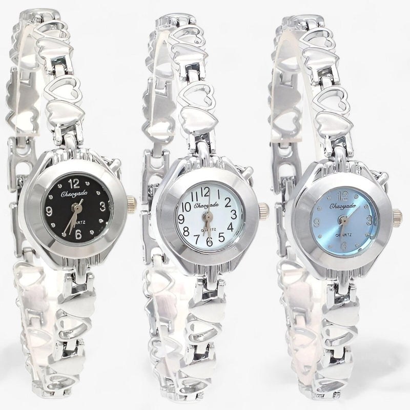 Quartz watch with retro Roman numerals Bracelet