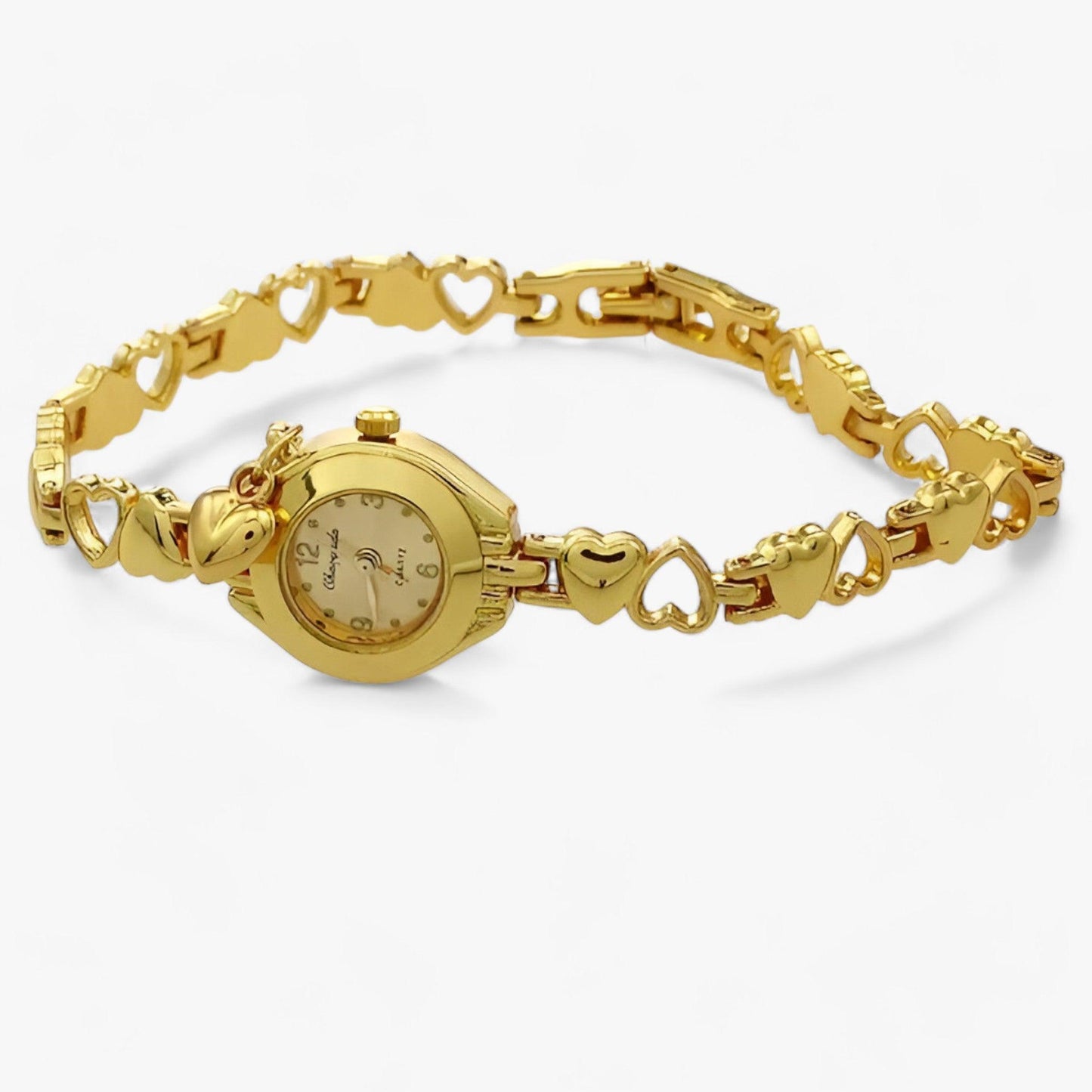 Quartz watch with retro Roman numerals Bracelet