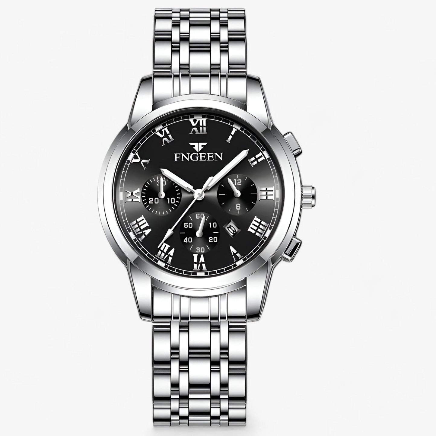 Précise | Stainless steel round watch