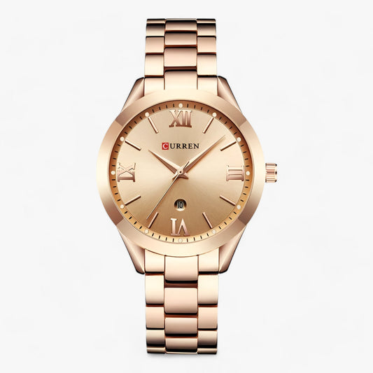 Elegant women's watch in high quality steel - Rose gold