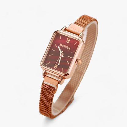 Précise | Fashionable square watch with magnetic strap