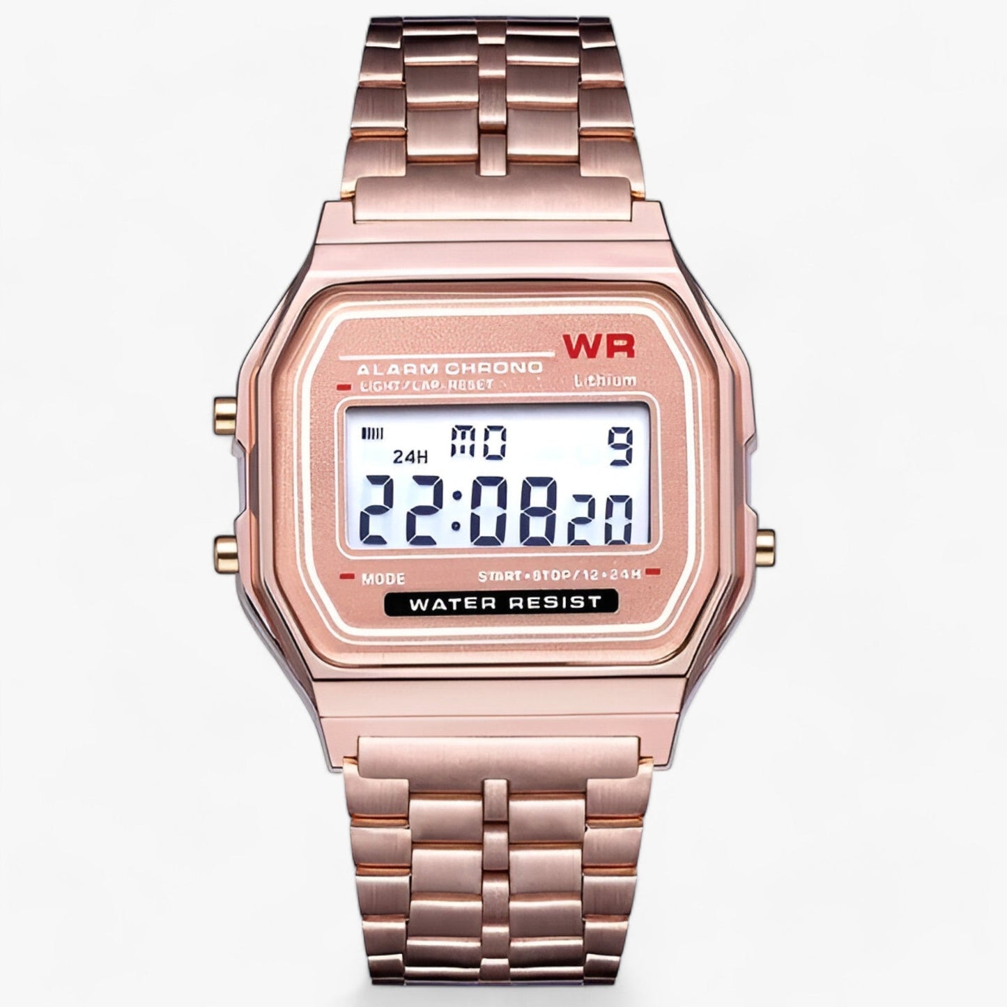 Elegant vintage digital clock