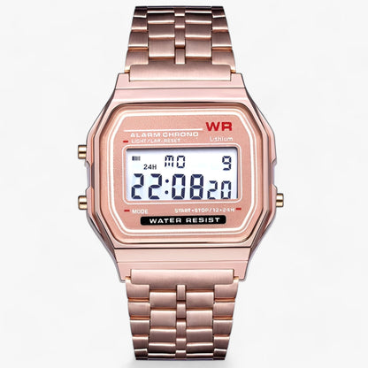 Elegant vintage digital clock