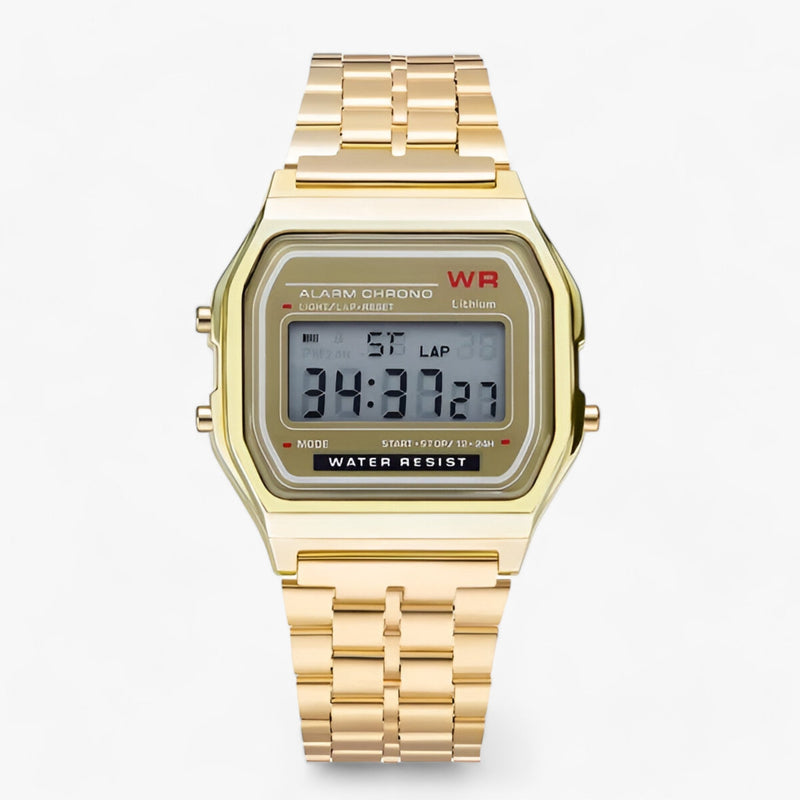 Elegant vintage digital clock