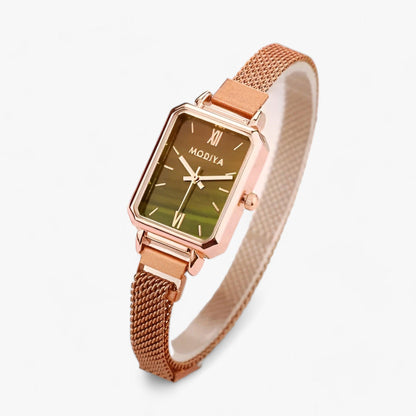 Précise | Fashionable square watch with magnetic strap