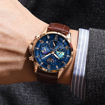 Liam - Elegant Moon Phase Watch