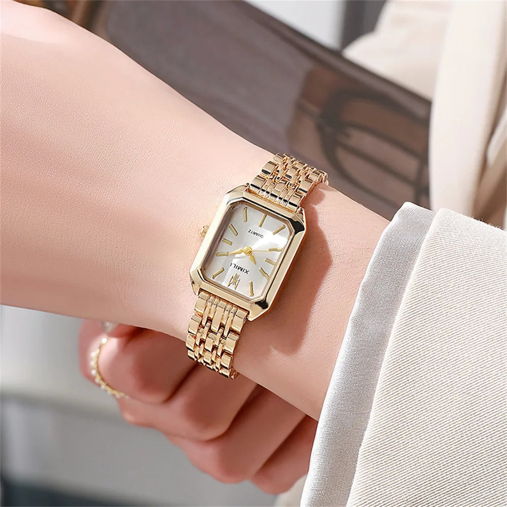 Luxury square watch for women