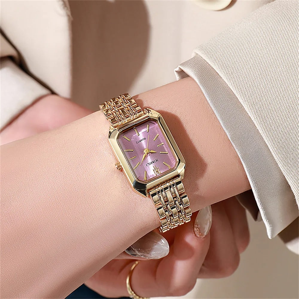 Luxury square watch for women