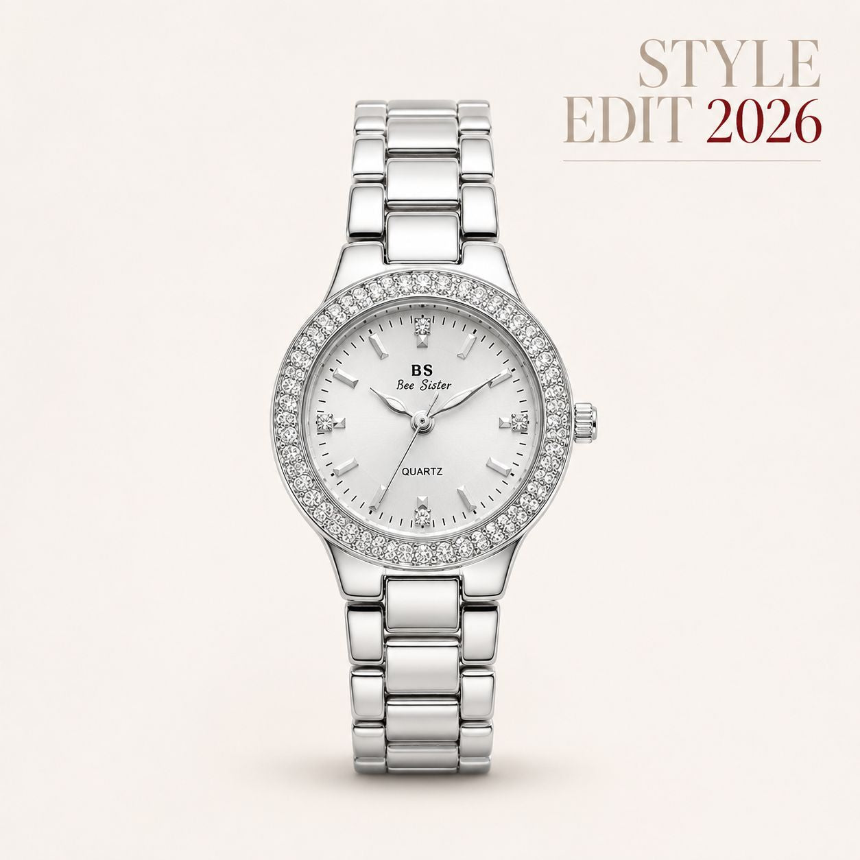 Bee Sister - Women's Quartz Watch With Diamonds