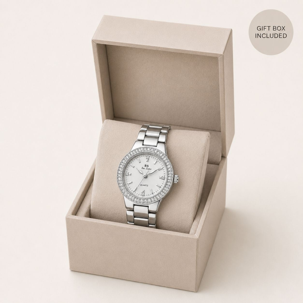 Bee Sister - Women's Quartz Watch With Diamonds