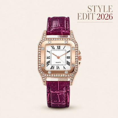 Lijoux | Leather Quartz Dial Women's Watch