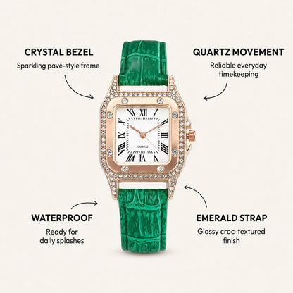 Lijoux | Leather Quartz Dial Women's Watch