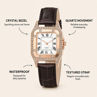 Lijoux | Leather Quartz Dial Women's Watch