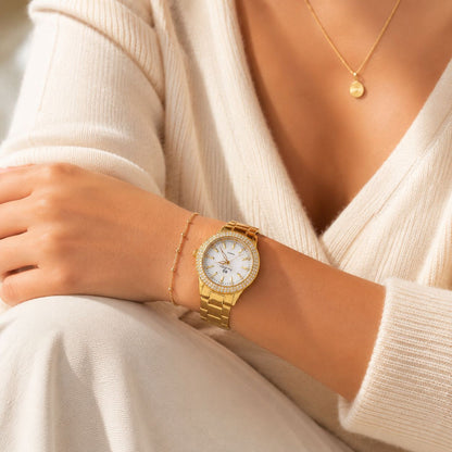 Bee Sister - Women's Quartz Watch With Diamonds