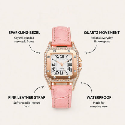 Lijoux | Leather Quartz Dial Women's Watch