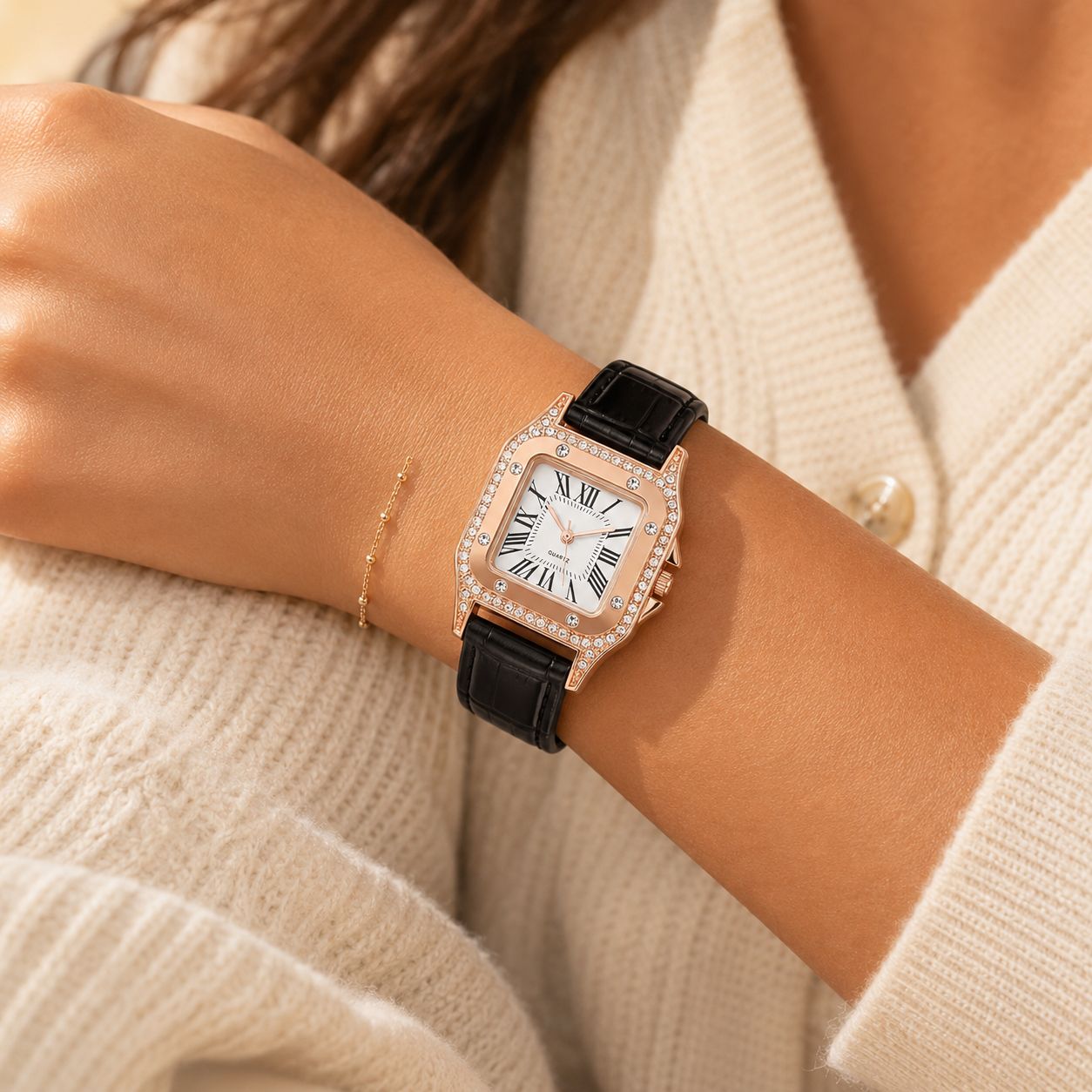 Lijoux | Leather Quartz Dial Women's Watch