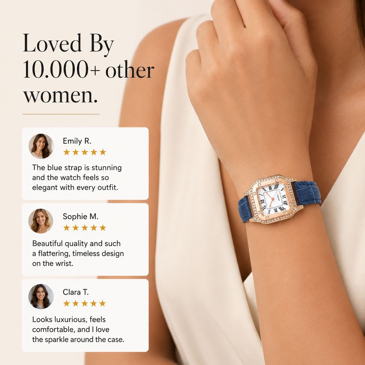 Lijoux | Leather Quartz Dial Women's Watch