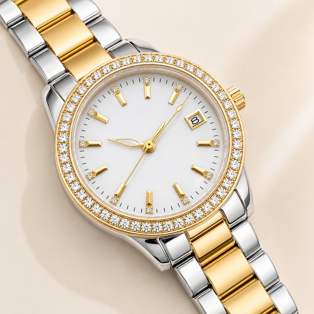 Bee Sister - Women's Quartz Watch With Diamonds