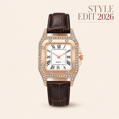 Lijoux | Leather Quartz Dial Women's Watch