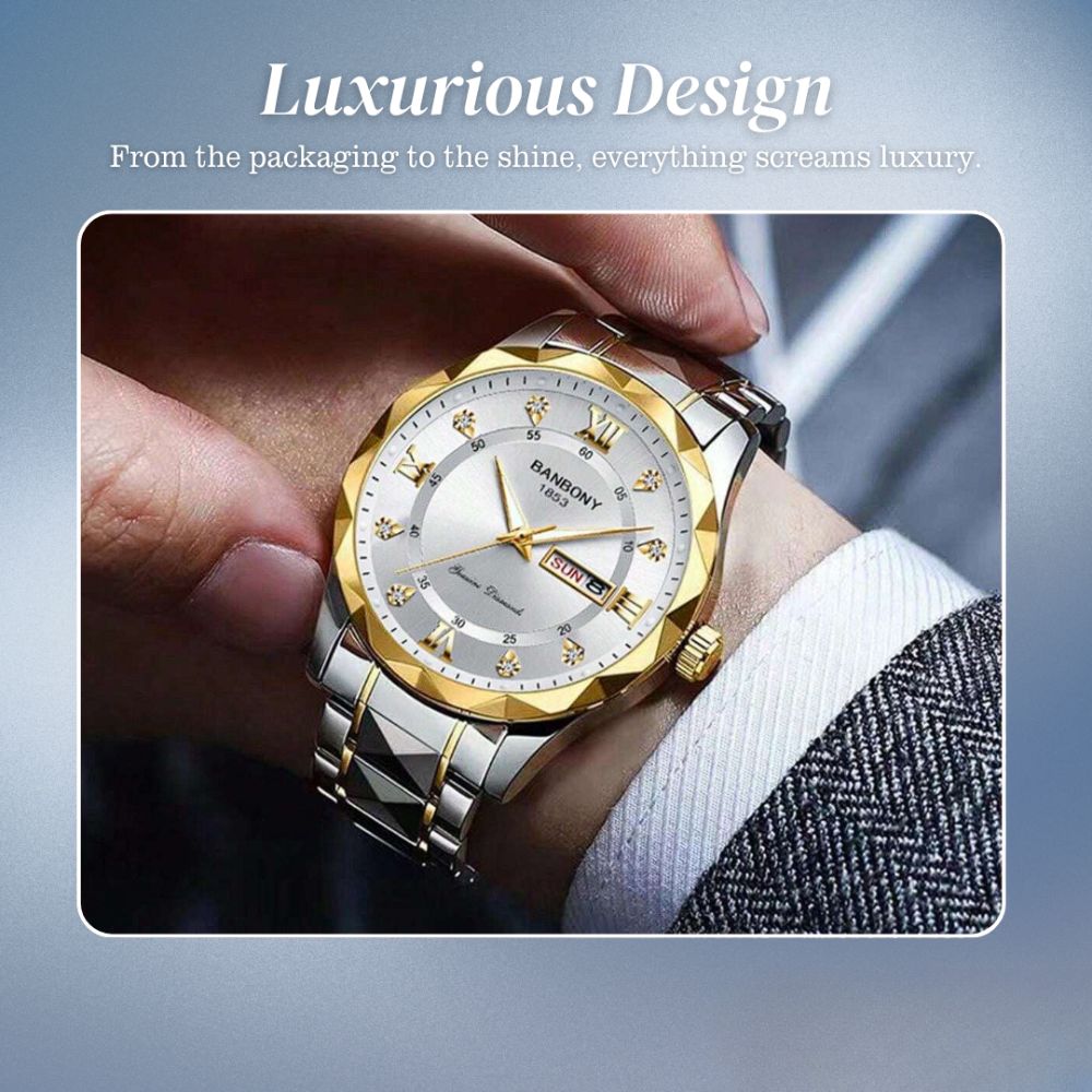 Sean | Stainless Steel Band Multifunction Watch | 40mm